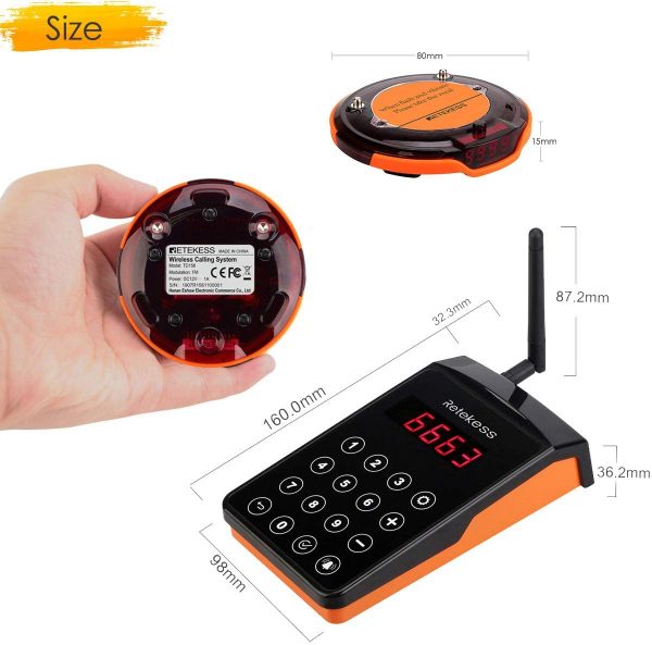 Retekess TD156 Pager – Bild 3