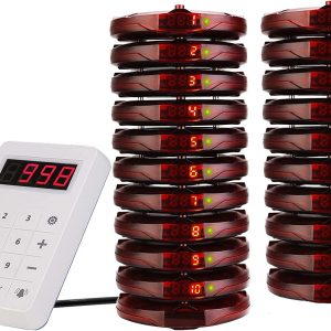 Retekess TD158 [F9482B-F9482DX20] Pager System Mini Restaurant mit 20 Pager